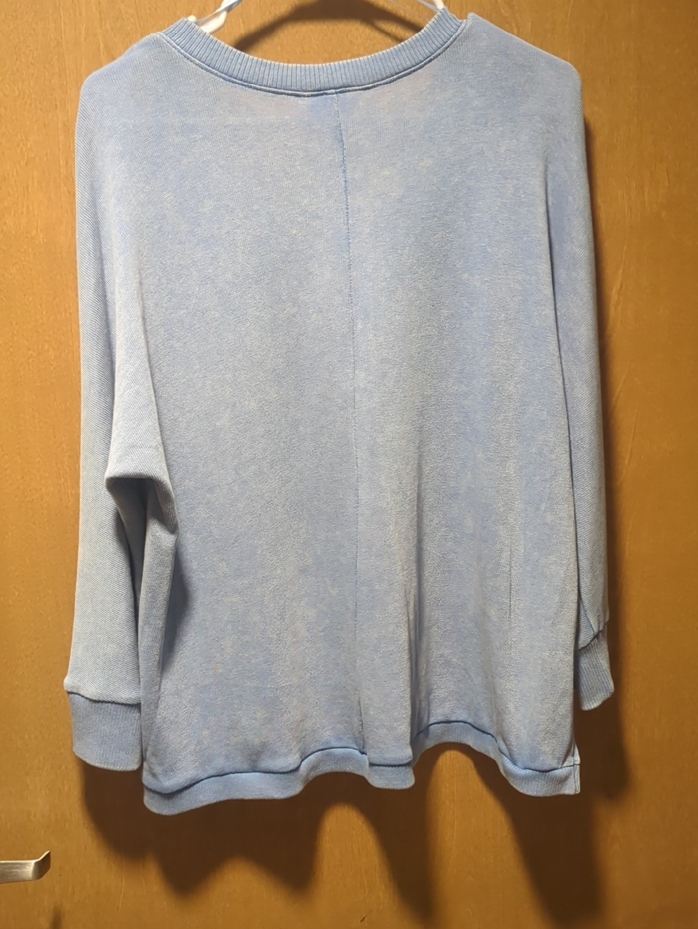 Intro Love the Fit Blue V-Neck Sweater Sweatshirt Women’s Medium NWT - Picture 6 of 12